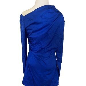 A.L.C. One Shoulder Blue Dress